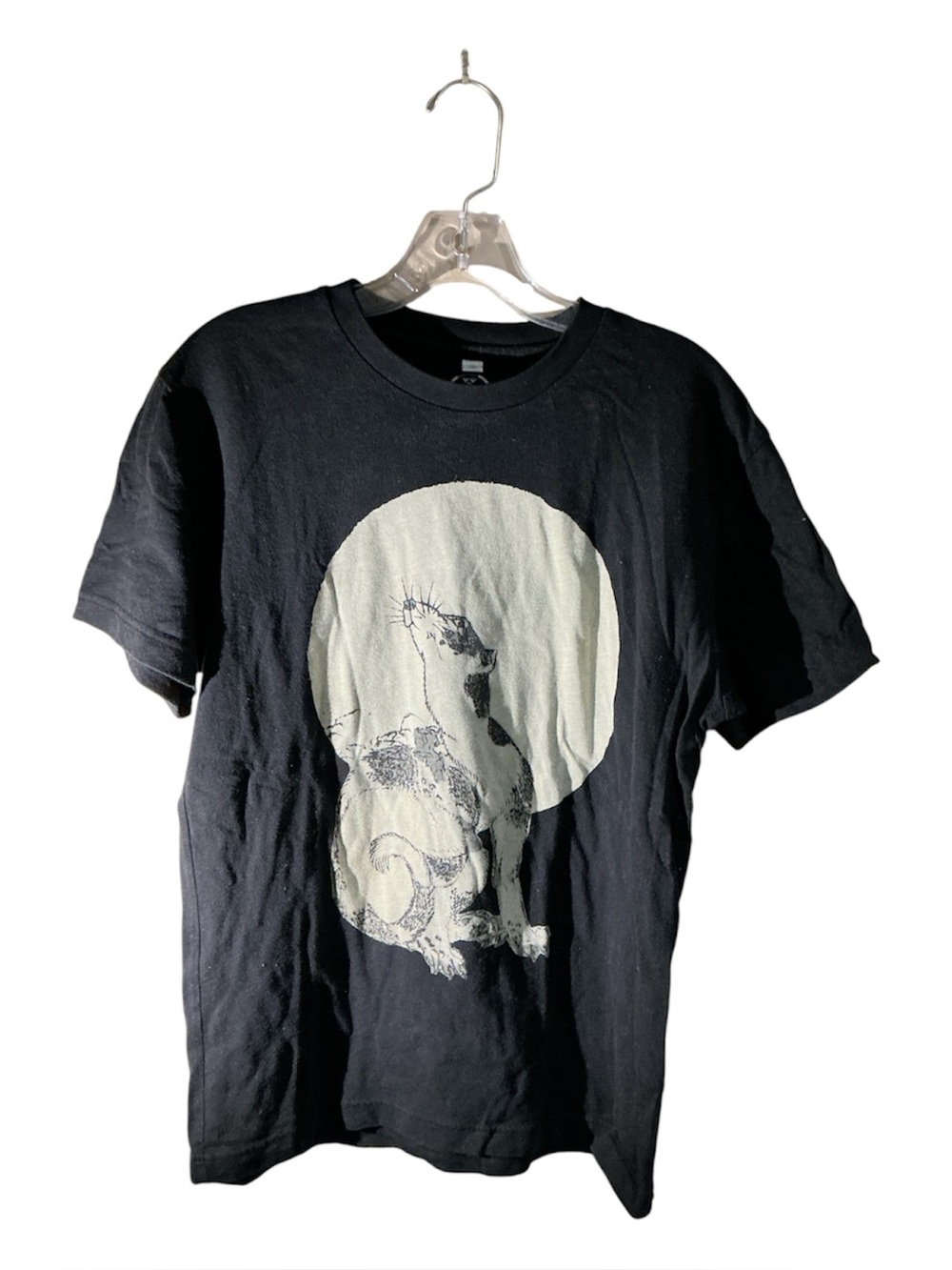 Uniqlo Japanese Edo Manga tshirt M black Hokusai print Tanaki Moon cotton euc